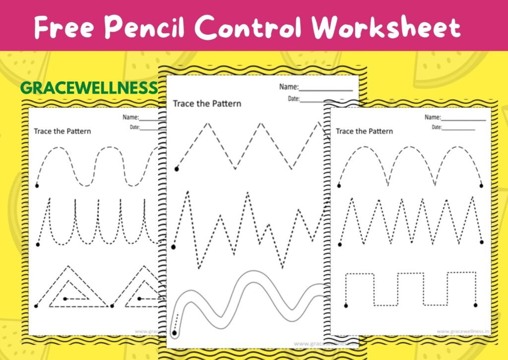 free pencil control worksheets pdf