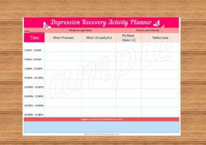 depression recovery planner