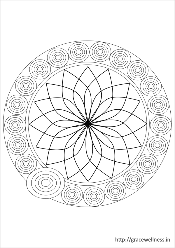 coloring pages for adults mandala
