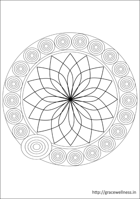 coloring pages for adults mandala