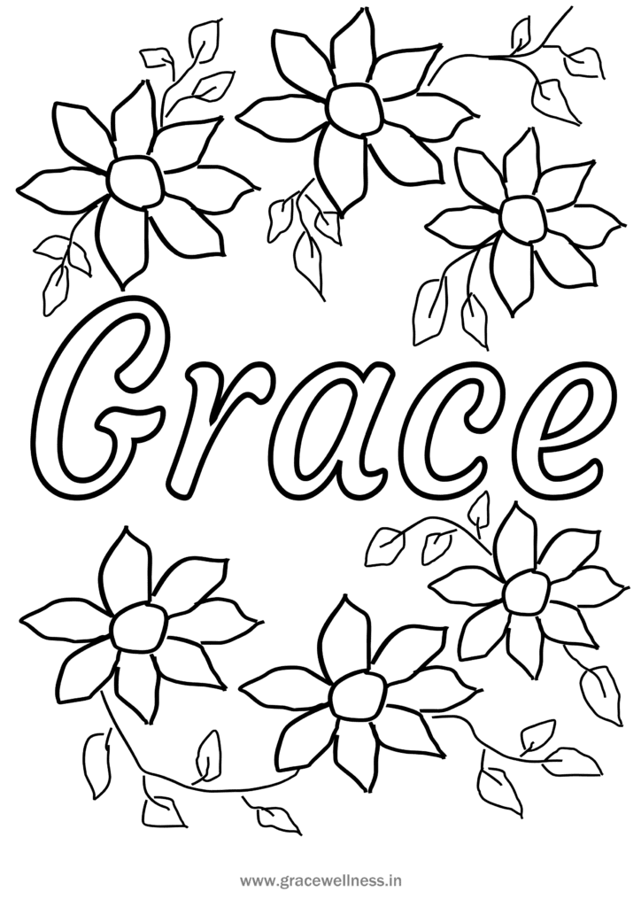grace coloring pages