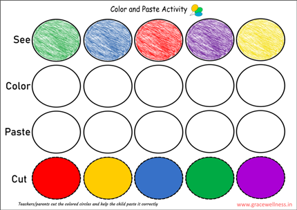 colors worksheet for nursery pdf
