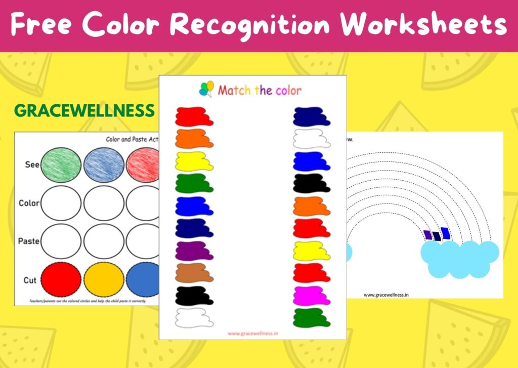 free printable color worksheet for nursery toddlers
