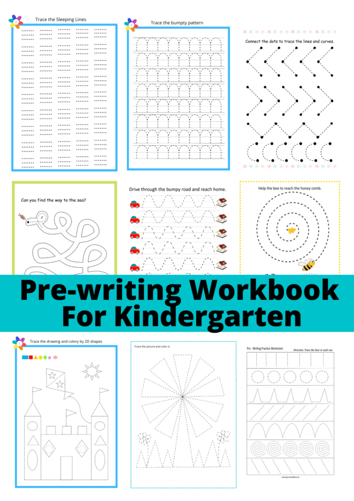 Pre Writing Worksheets For Kindergarten