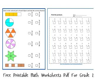 free printable math worksheet for grade 2