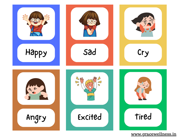 emotions flashcards for toddlers